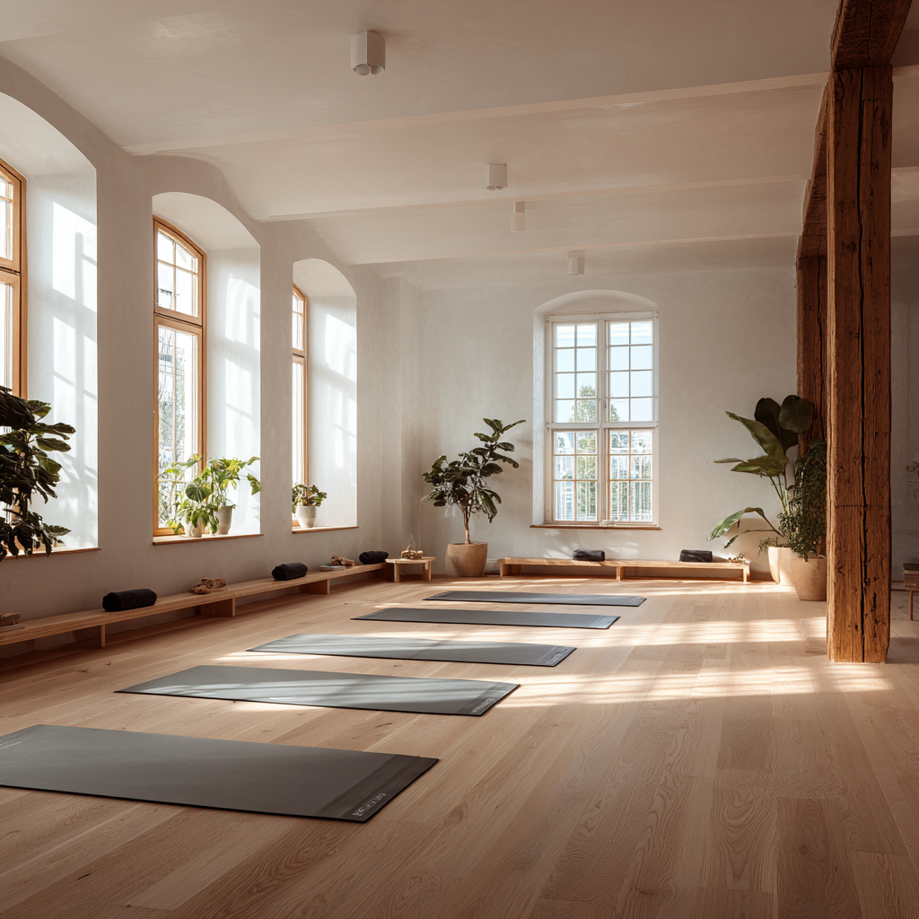 Інструктор йоги під час заняття